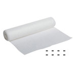 10m pikk kapoti imav filtreerimispaber valge., Balta (46 cm * 10 m)