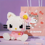 1tk, Sanrio Armas Klotsid Kawaii Melody Multikas Kokku Panema M&auml;nguasjad Nukukomplekt S&uuml;nnip&auml;evakingitus., Baltas