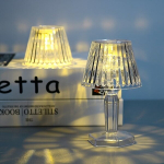 1tk Loominguline Kristall V&auml;ike Laualamp, Mini LED &Ouml;&ouml;lamp., HL-02
