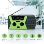 Vklopdsh p&auml;ikesepatarei v&auml;nda raadio AM, Dynamo E-raadio koos 2000 MAh energiapangaga reisimiseks, v&auml;lik&auml;mping