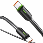 USAMS Kabel USB-C|USB-C 1m SJ734 czarny|black YU Series SJ734USB01 (US-SJ734)