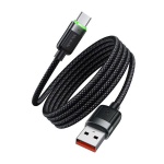 MCDODO USB-C kiirlaadimiskaabel Samsungi Xiaomi Type-C telefonile, 6A, 100W, 1M, LED