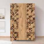 Riidekapp Kalune Design Leva Triangle, pruun