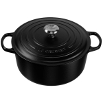 Le Creuset Signature Roaster round 28cm black Schwarz (21177280000430)