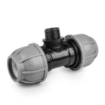 T-liitmik Bradas PE torudele 32 mm - 1" v&auml;liskeermega, PN10
