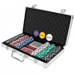 Suitcase poker game, 300 chips