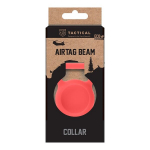 Tactical Airtag Beam Collar Red
