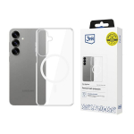 Coque 3mk Clear MagCase Samsung Galaxy S25 jaoks - L&auml;bipaistev