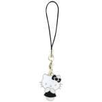 Hello Kitty zawieszka HKCPMKK Phone  Strap czarny|black Charm Kitty Cute