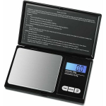 T&auml;ppiskaal 200g/0,01g V&auml;ike &uuml;lit&auml;pse kaal taustavalgustusega LCD-ekraaniga koos taarafunktsiooniga (must)