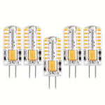 5tk G4 LED Pirnid Bi-Pin AC/DC12V Soe Valge 2700K