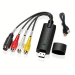 &Uuml;hekanaliline USB-videosalvestuskaart Ezcap VHS-ile.