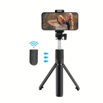 Mobiiltelefoni Universaalne Selfiepulk Statiivne Telescopic Hoidik 360 Kraadi P&ouml;&ouml;rlev Portatiivne Toetav Kolmnurk.