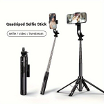 129.54cm Pikendatav Selfie-kepp Statiiv, Telefonihoidik GoPro jaoks.