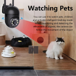 Teruhal 1080P HD WiFi Turvakaamera V&auml;rvilise &Ouml;&ouml;n&auml;gemisega AI Liikumistuvastusega