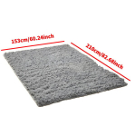 1tk, Magamistuppa Vaip, Fluffy Elutuba Vaip, Roheline Pehme Vaip., 153 * 210 cm / 60,24 * 82,68 colio