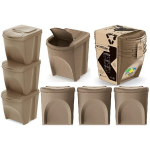 Keden pr&uuml;gikastide sorteerimiskomplekt Sortibox Eco, pruun, 3x25 l