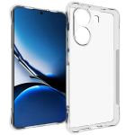 Tugevdatud kaitse k&otilde;vast silikoonist (TPU) &uuml;mbris &ndash; l&auml;bipaistev (Poco X7 Pro 5G / Redmi Turbo 4 5G)