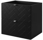 Vannitoakapp Trend, must, 60 x 46 x 57 cm