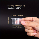 &uuml;hekordsed tassid, 50 tk, 30 ml (1 uncija)