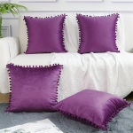 Dekoratiivpadjad, 4 tk, Violetinė