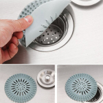 Sanitaartehnilised voolikud, ventiilid, tk silikoonist juuksekork, du&scaron;i &auml;ravoolukatted, valamu s&otilde;el vannitoa, vanni ja k&ouml;&ouml;gi jaoks, sinine