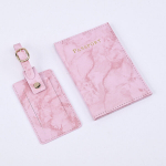 Muu turismiinventar, PU-marmorist piletiraamatu komplekt Passiraamatu hoidja pagasisildi pardakaardi komplekti koht, roheline