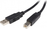 USB 2.0 A kuni B 2 m - STARTECH - USB2HAB2M - Must - Igavese garantii