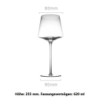 Klaasid, tassid, kannud, valge veini pokaalid &ndash; 3 moodsa valge veini klaasi komplekt, Power Collection, v&auml;rv: stiil2