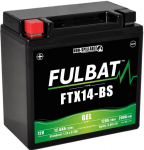 Fulbat FTX14-BS GEL 12V 12Ah 200CCA k&auml;ivitusaku