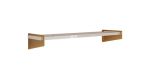 Riiul Furniture Ivi, valge/pruun