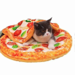 Pet Pizza voodi matt Koera kassi voodi tekk Pehme hubane pl&uuml;&uuml;s tekk lemmikloomadele_Mat_S-40cm