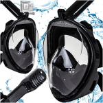 Sukeldumismask Gotel L21B1, must