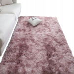 Roosa pl&uuml;&uuml;sist j&auml;nesevaip 150x100 cm paksust karusnahast xl