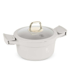 Titaanist pott kaanega Berlinger Haus Sahara, 20 cm, kreemjas