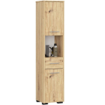 Vannitoa kapp Akord Slupek 30 2D 1SZ 1W, pruun