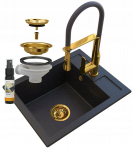 Graniit valamu Granitan Best kuld k&ouml;&ouml;gisegisti sifoon komplekt