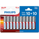 Philipsi LR6 / AA patareid, 20 tk