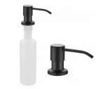 Integreeritav vedelseebi dosaator Mexen Oval, 320 ml, Black granite