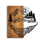 Seinakaunistus Camp Life, 1 tk.