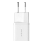 Laadija - Baseus GaN5 Mini 25W USB-C Kiire Laadija Valge, Balta