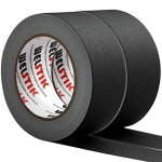 WELSTIK Tugev Must Kleeplint, 5.08cm x 30.18m - Veekindel Matt Viimistlus, 2tk.