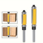 1tk/2tk, 1/4in Sablooni/Trimmi Freesiots, &Uuml;lemine & Alumine Kuul-laagrid Frees, Puidut&ouml;&ouml;riist., 1vnt 1/4 x 1/2 x 38 mm