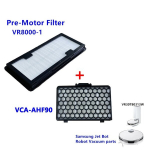 1 komplekt HEPA eelfilter ja v&auml;ljalaskefilter Samsung Jet Bot tolmuimejale.