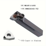 MWLNR1616H08/MWLNR2020K08 CNC Treipingihoidja WNMG080404 PCD L&otilde;ikeriist., MWLNR1616H08+1 WNMG080404 PCD
