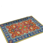 Elegantne Zulida vaip plastiktagusega, 4 * 6 pėdos / 121,9 * 182,9 cm