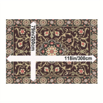 Luksuslik Kunstkasmiir Vaip Lillemustriga, 79 * 118 colių / 200 * 300 cm