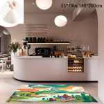 Luksuslik Kunstka&scaron;miir Vaip Pehme TPR Alus - 1300gsm., 71 * 99 colių / 180 * 250 cm
