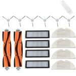 Lisakomplekt kaltsud veepaagi pintsli broom hepa filter Xiaomi Mijia 1C stytj01zhm mi robot -tolmuimeja p&uuml;hade varuosad ~ 28215