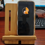 Reguleeritav Tahvelarvuti ja Telefon Hoidja Bambusest Loominguline Tootetugi